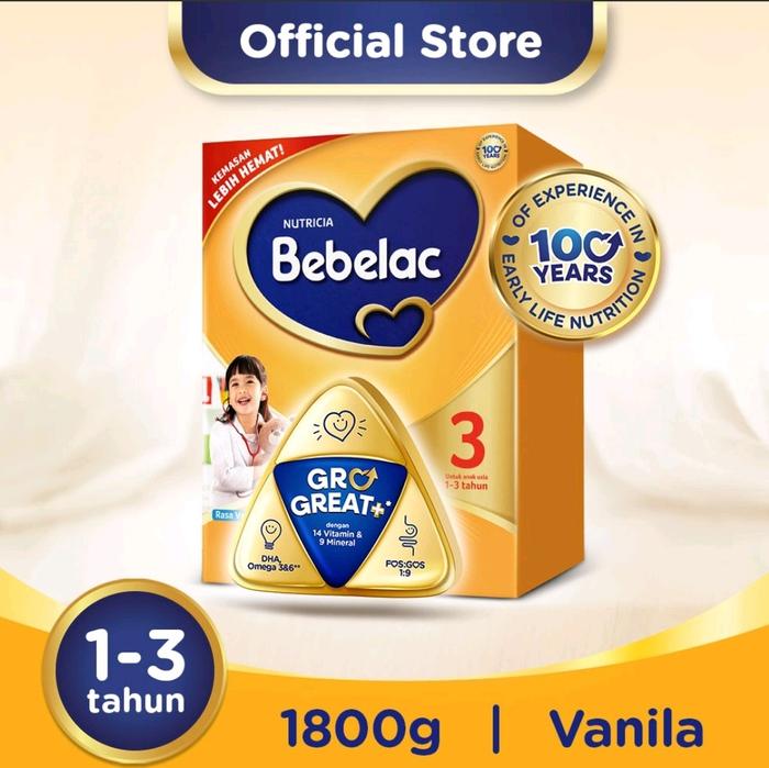 Gambar Bebelac 3 Vanila 1800 gram dari Gcaraka Store undefined Tokopedia