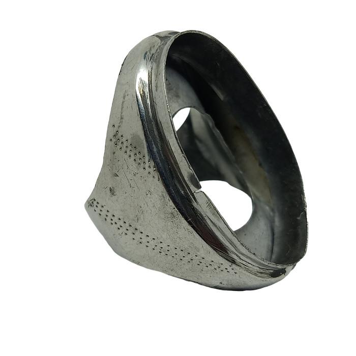 Gambar Emban Cangkang Ring Cincin Baja Putih Jumbo 35x20- VeE Cincin Pria - 8 dari Vee Jewelry Store Kota Bekasi Tokopedia