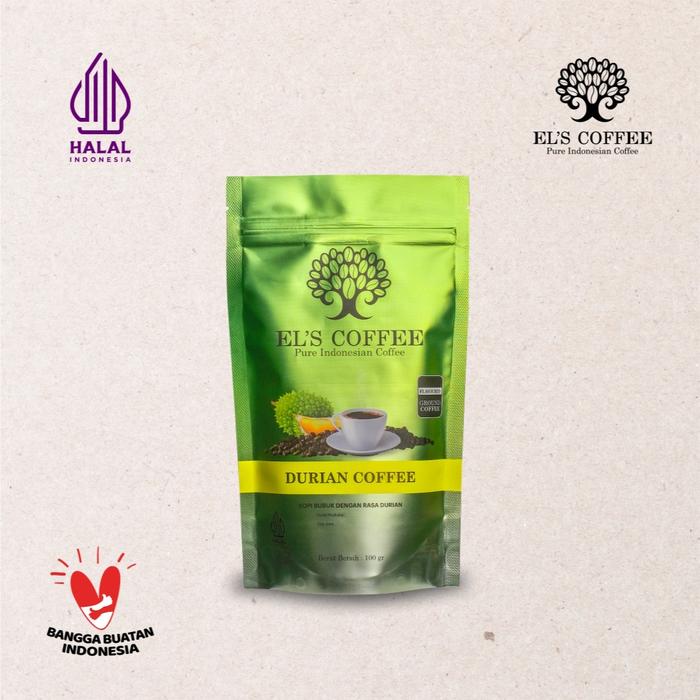 Gambar EL'S COFFEE KOPI DURIAN 100GR - Durian dari El's Coffee undefined Tokopedia