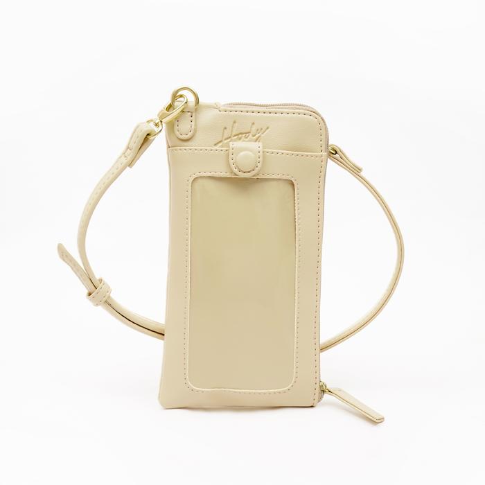 Gambar Hody - Tas Handphone Wanita Terbaru Sling Bag Korean Style Simple Leather Sintetis Premium - New Adya Phonecase - Ivory dari Hody Bag_NEW undefined Tokopedia