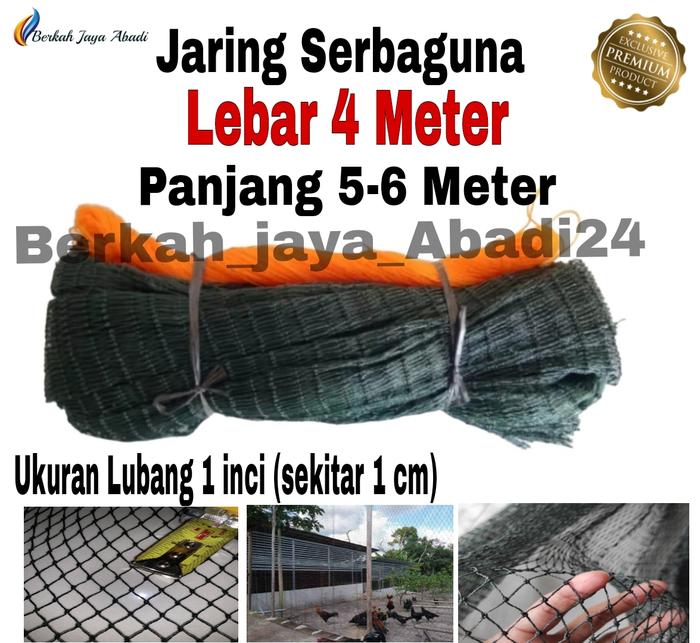 Gambar Jaring Pagar Ayam Lubang 1 cm Lebar 4 Meter / Jaring Ayam Lubang Kecil Bisa untuk Jaring Kandang Ayam dan Pagar Tanaman - Lubang 1 cm dari Berkah Jaya Abadi24 undefined Tokopedia