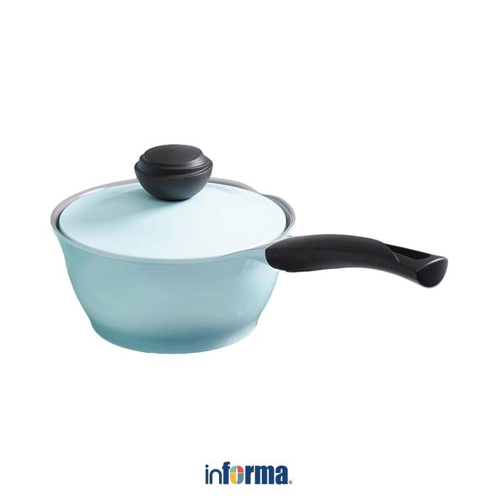 Gambar Cheftop 18 Cm Larose Panci Saucepan Aluminium - Hijau dari Informa Indonesia undefined Tokopedia