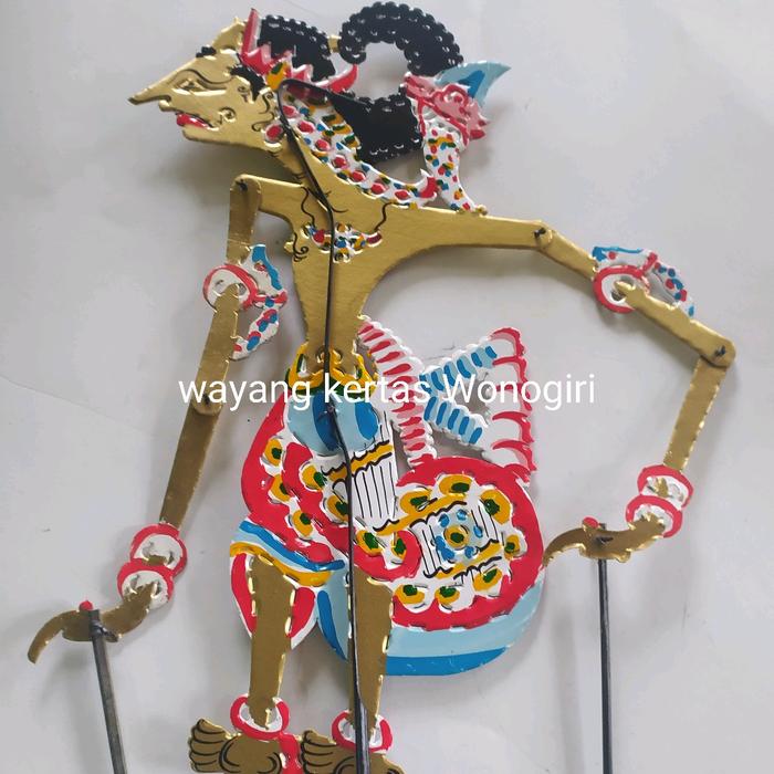 Gambar wayang kulit kertas Raden samba sombo 45 cm dari Wayang wonogiri undefined Tokopedia