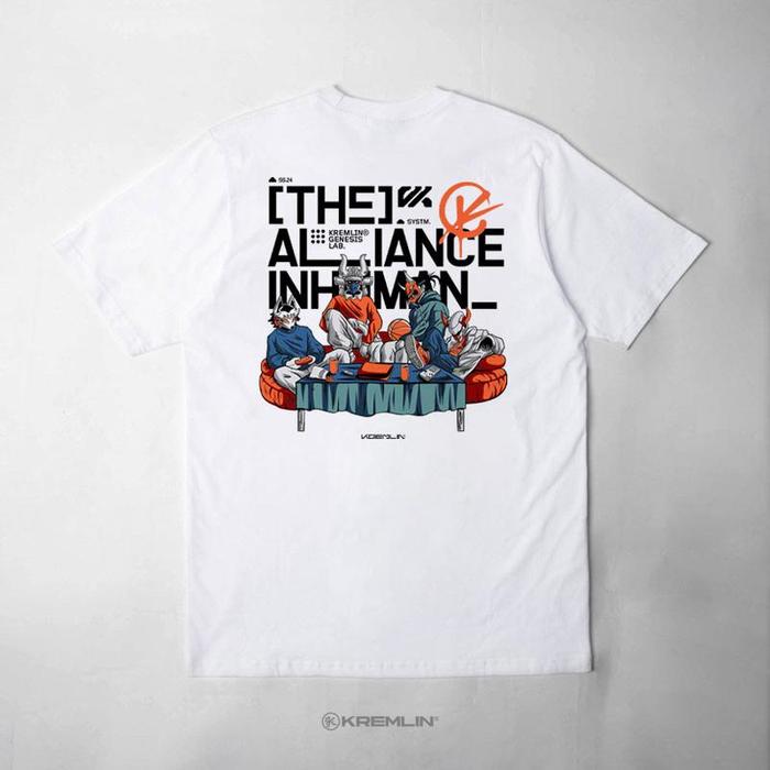Gambar KREMLIN T-Shirt Kaos Putih - Inhuman, Gaya Futuristik, 100% Katun Combed - M dari SINDHU PRASETYO-c3qbXKxTUpPZ undefined Tokopedia