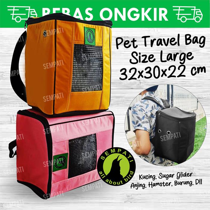 Gambar TAS HEWAN KUCING MODEL KOTAK RANSEL PET CARGO BAWA BURUNG ANJING TSKTR dari Sempati Bird Shop undefined Tokopedia