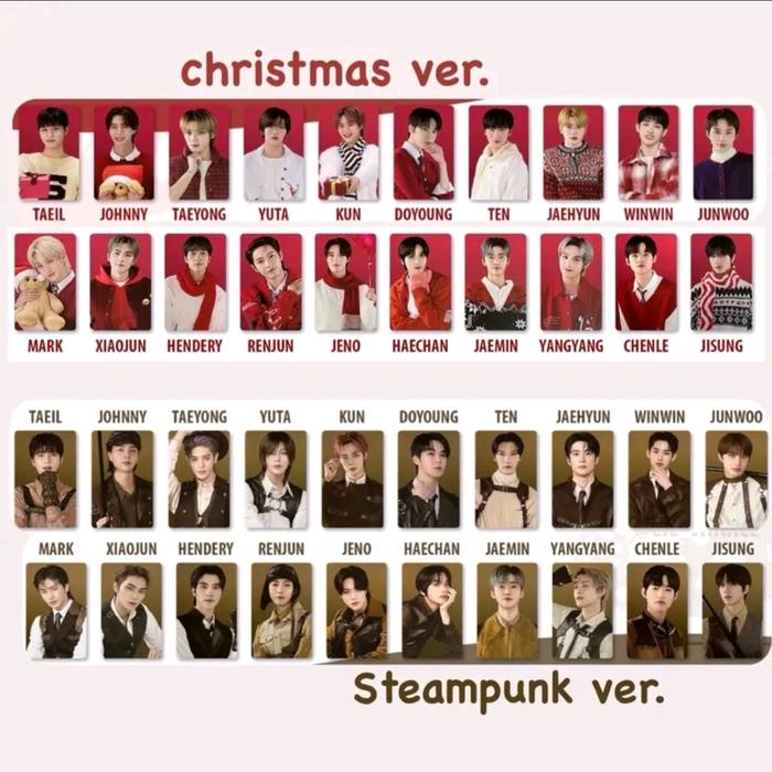 Jual photocard nct zone Christmas & steampunk official - Christmas