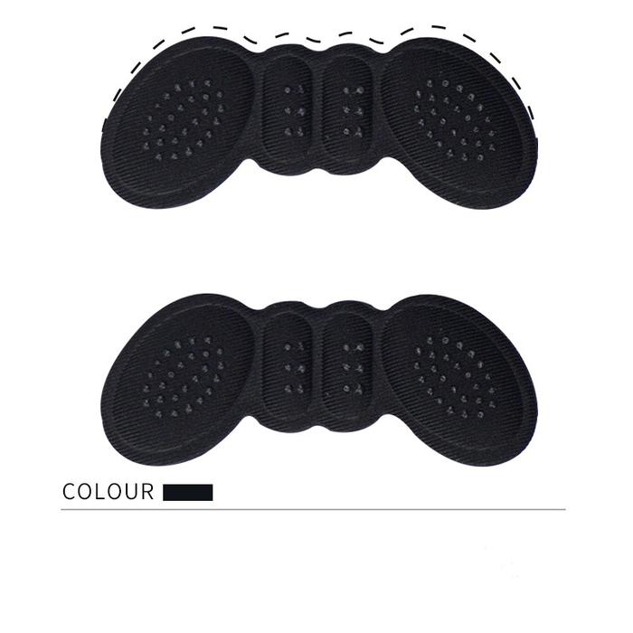 Gambar Insole Bantalan Busa dalam Sepatu Empuk Tebal Lembut Elastis Pelindung Belakang Tumit Kaki Wanita Pria Anti Lecet Kebesaran Kupu Shoe - Kupu Hitam dari ARTHAARTHO undefined Tokopedia