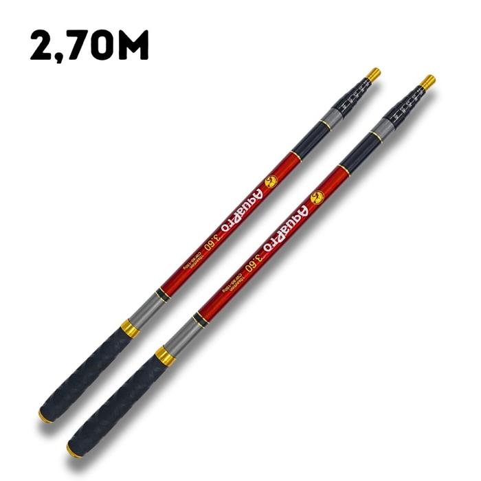 Gambar AquaPro - Joran Tegek Zoom Telescopic Uk.180-360 Joran Pancing Antena 8-10 Section Bahan Carbon Gloss Ceramic Coating - 270-240-210-180 dari AquaPro Official Shop undefined Tokopedia