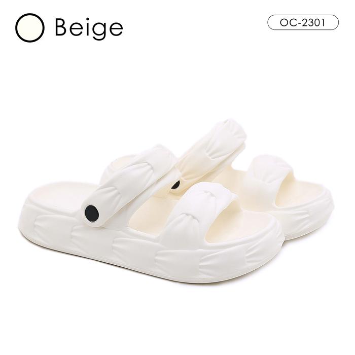 Gambar OCTAVIA Sandal Jelly Soft Korea Style Wanita #OC-2301 (FREE BOX) - Beige, 36-37 dari Octavia Shoes undefined Tokopedia