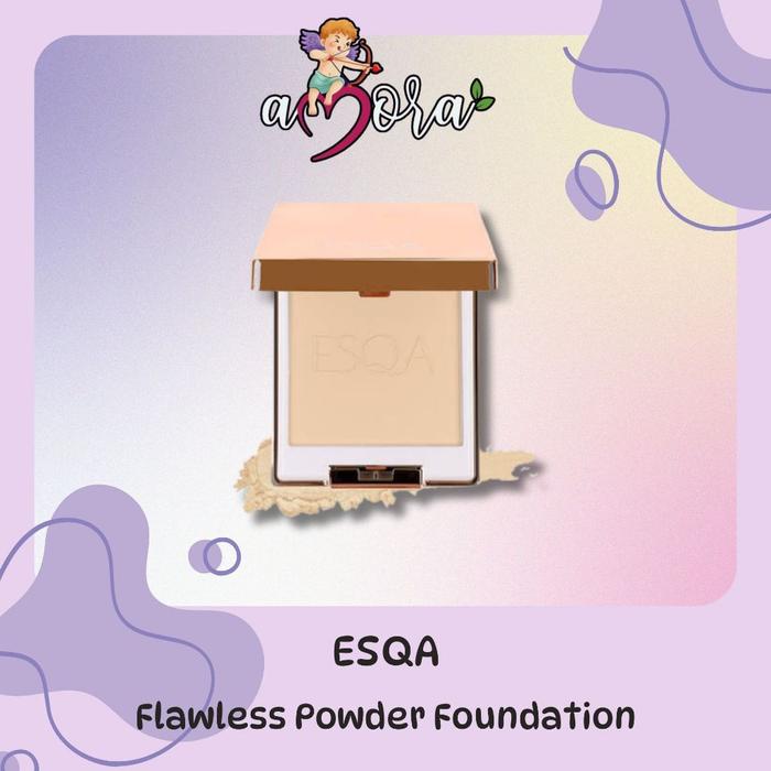 Gambar AMORA // ESQA Flawless Powder Foundation Bedak Padat TWC Two Way Cake - Vanilla dari Amora Cosmetics Surabaya undefined Tokopedia