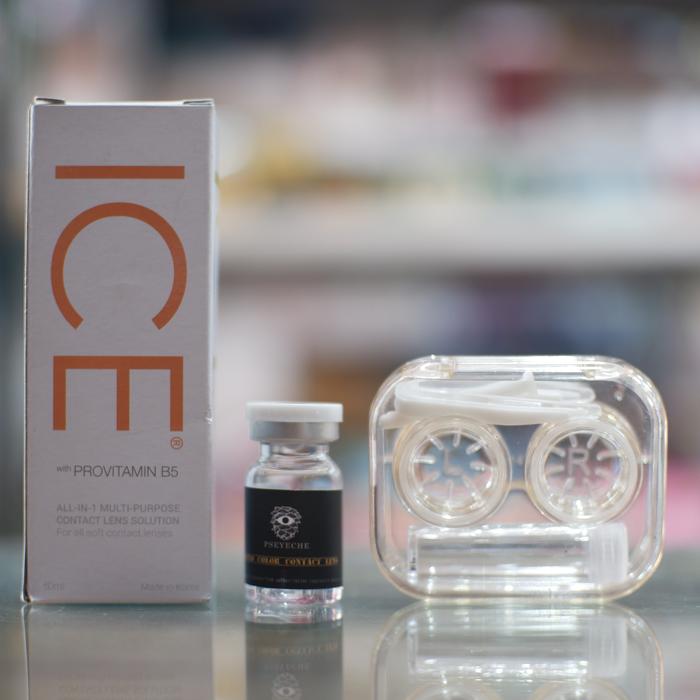 Gambar Lensa Mata Buta Warna Parsial Merah Hijau Soflens Ishihara PSEYECHE Contact Lens / Kontak Lens 1 Tahun soft - 1 Botol, Merah dari TOP VIEW MEDICAL undefined Tokopedia