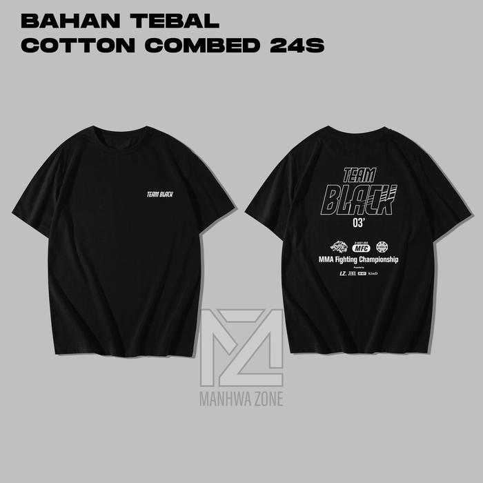 Gambar Kaos Team Black Joo Jaekyung Manhwa Jinx / t-Shirt Team Black Jinx Manhwa - Putih, Oversize, M dari MANHWA ZONE undefined 5 Tokopedia