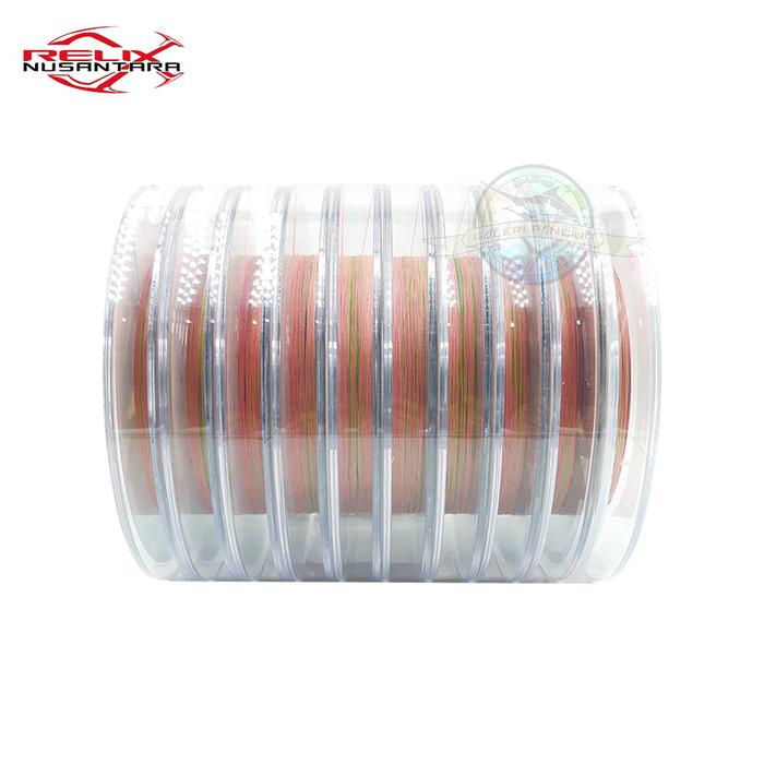 Gambar Senar PE Relix Nusantara Jabrik HS X8 100M - Connecting - Rainbow - PE 1 dari Galeri Pancing Bukittinggi undefined 3 Tokopedia