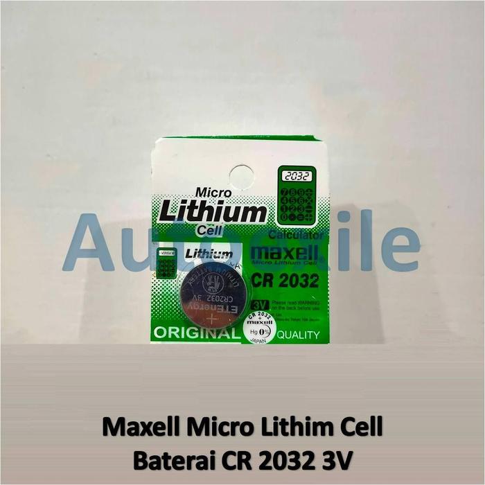Gambar Baterai CMOS Maxell CR2032 CR-2032 CR 2032 Micro Lithium Cell 3V Batre Kancing Coin Kalkulator Jam Mainan Remote Mobil Komputer Timbangan - Silver dari Autoexile Kota Medan Tokopedia