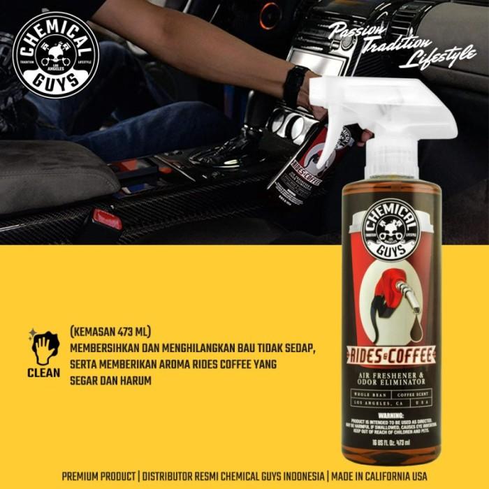 Gambar Chemical Guys Rides & Coffee Odor Eliminator, Parfum Mobil Aroma Kopi - ORIGINAL 473ml dari vguard undefined Tokopedia