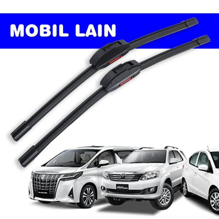 Gambar Wiper Mobil Dual Karet Universal / Wiper Double Blade Premium - Mobil Lain dari T2San Store undefined Tokopedia