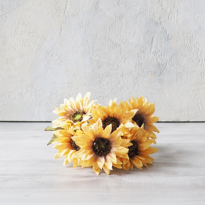 Gambar Bunga Artificial Matahari Sunflower Group Premium (B21131) - Putih dari FlowerCornerID undefined Tokopedia