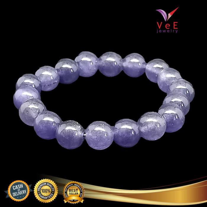 Gambar Gelang Batu Kecubung Ungu Amethyst Cina Asli 10mm - VeE Bracelet Batu - Ungu Serat dari Vee Jewelry Store undefined Tokopedia