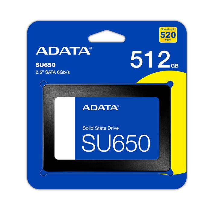 Gambar ADATA SSD SU650 SATA 3 / SSD SATA III - SSD 2.5 inch - 512GB dari DIKLIKAJA undefined Tokopedia