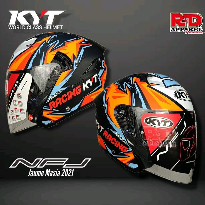 Promo KYT NFJ SOLID POLOS DAN MOTIF ORIGINAL Helm Motorcycle