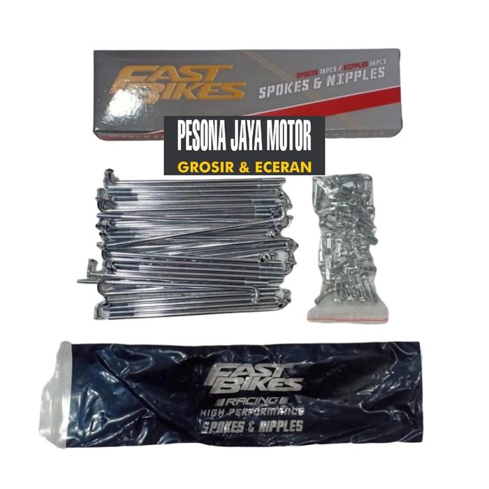Gambar Jari Jari TDR Crome Original Ukuran Lengkap Ring 14,16,17,18,19 - Fast Bikes, 89 dari Royalmotor undefined Tokopedia