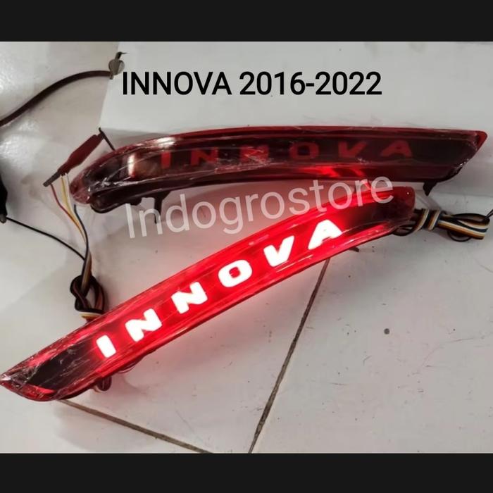 Gambar Lampu Reflektor Bumper Belakang LED All New Innova Reborn Venturer 2016 2017 2018 2019 2020 2021 2022 - REFL INNOVA 16 dari INDOGROSTORE_NEW undefined Tokopedia