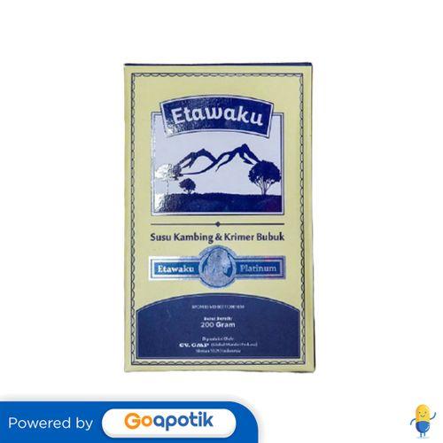 Gambar ETAWAKU PLATINUM SUSU KAMBING & KRIMER BUBUK 200 GRAM BOX dari Apotek Karunia Sehat Makassar by GoApotik undefined Tokopedia