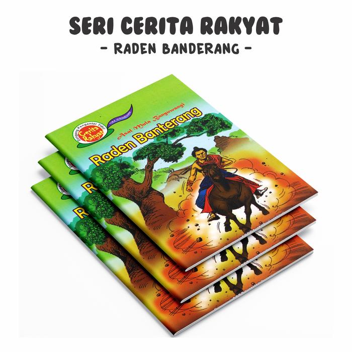 Gambar Buku Cerita Anak Bergambar Seri Cerita Rakyat : Roro Jonggranng / Reog Ponorogo / Jaka Kendil / Bawang Merah Putih / Nyi Roro Kidul / Serba Jaya - SB - RADEN BANTERANG dari Pustaka Baru Press undefined Tokopedia