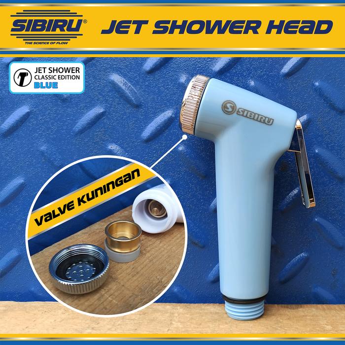 Gambar Kepala Jet Shower Bidet Head Cebok Semprotan Toilet Closet WC - BLUE - Biru dari sherlock tools undefined Tokopedia