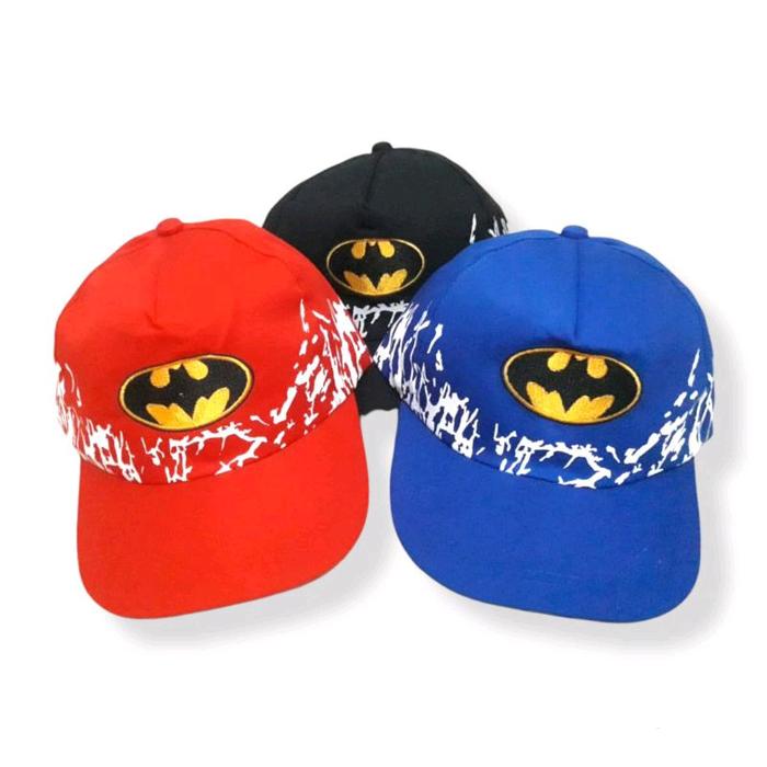 Gambar topi anak batman topi anak baseball - hitam dari Ayun Mie Collection undefined Tokopedia