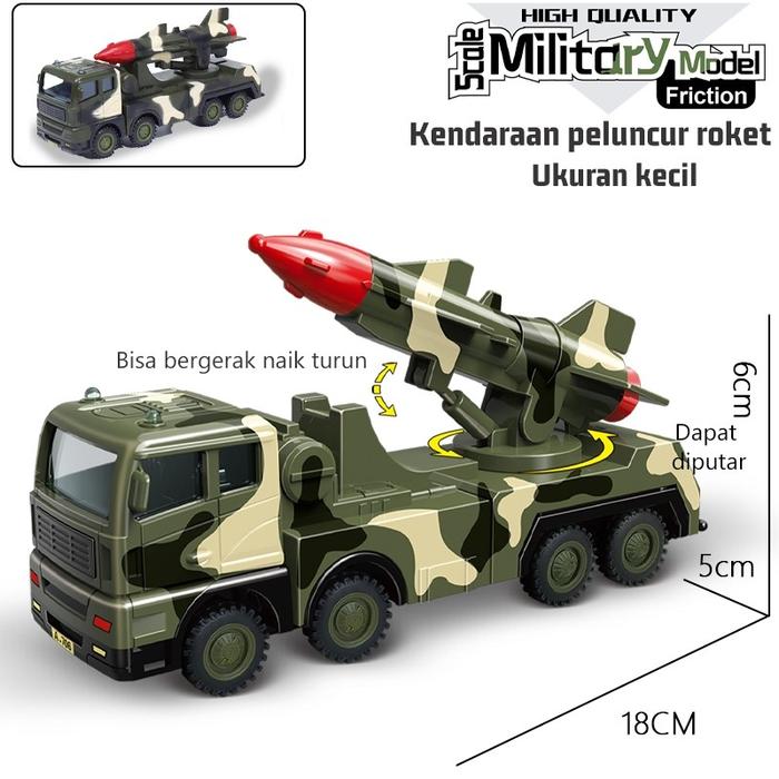 Gambar Leletoys Ukuran Besar Kendaraan Rudal Militer Mainan Kendaraan Peluncur Roket Kapal Induk Dengan Air Jet Tekan Control Remote - 706-21-RocketCar dari LeLe Toys Online Mall undefined Tokopedia