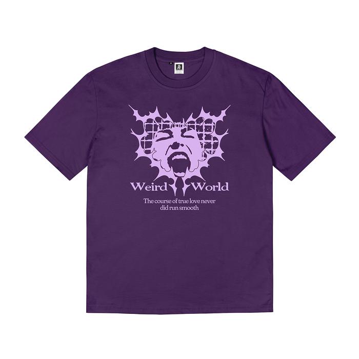 Gambar HLPD WeirdWorld | Baju Kaos | T shirt | Dissolve Tee - PURPLE, S dari HLPD WeirdWorld Kota Bandung Tokopedia
