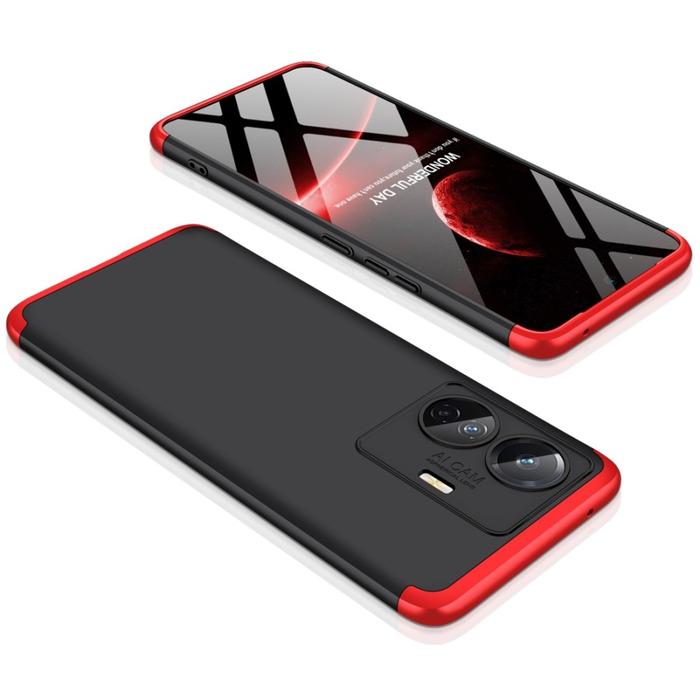 Gambar Case Vivo T1 Pro Hardcase Original GKK 360 Full Protect Cover Softcase - List Merah dari Ambigo Store undefined Tokopedia