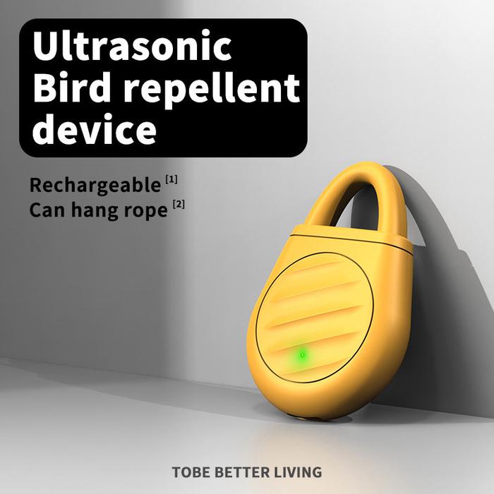 Gambar Alat Pengusir Burung & Kelelawar Sensor Ultrasonic - 34HZ~70 KHZ Taman/Outdoor/Rumah Rechargeable - yellow dari HomePops undefined Tokopedia