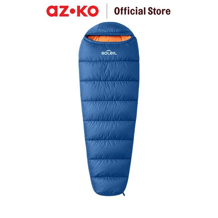 Gambar AZKO Soleil 350 Sleeping Bag Mummy Kantong Tidur Peralatan Camping Matras Camping - Biru dari AZKO ID undefined Tokopedia