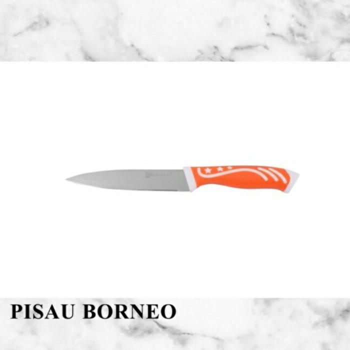 Gambar (No.5 inch) Pisau Borneo Stainless Merek Komodo 301 dari Dj88Olshop undefined Tokopedia