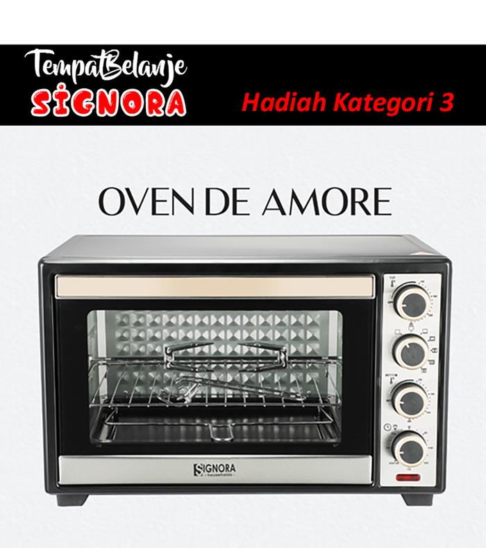 Gambar Signora Oven de Amore 38 liter lt listrik Free Bonus hadiah Stainless dari TempatBelanje undefined Tokopedia
