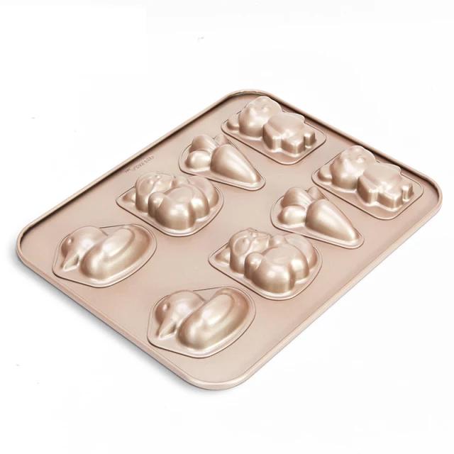 Gambar Original CHEFMADE 8 Cup Non-stick Four Shapes Cake Pan WK9319 / Loyang Cetakan Kue Karakter Anti Lengket - WK9319 dari KKOOM Indonesia undefined Tokopedia