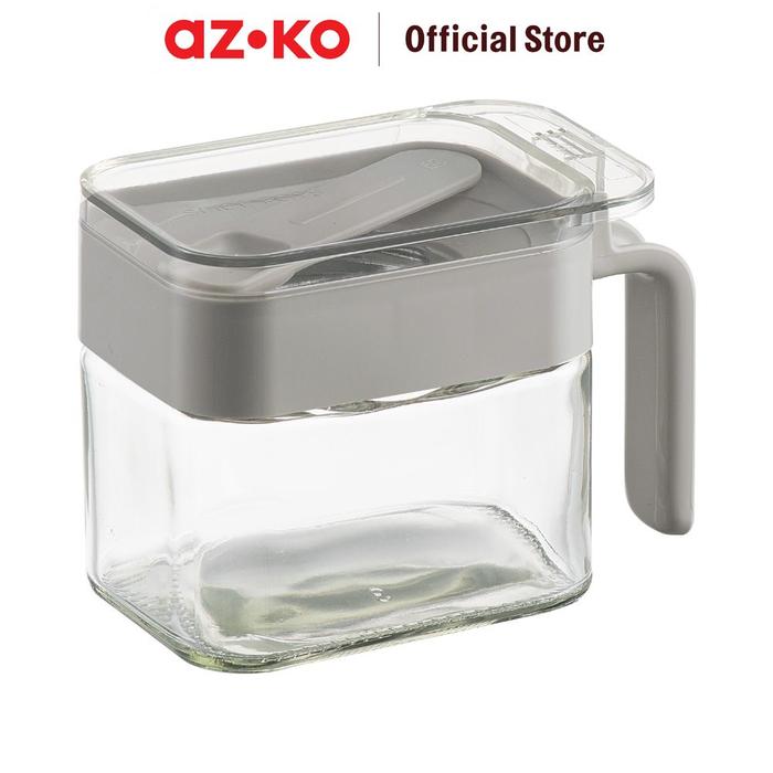 Gambar AZKO Kris 300 ml Tempat Bumbu Dapur P2 Spice Jar Tempat Penyimpanan Bumbu Perlengkapan Dapur Seasoning Jar - Abu-abu dari AZKO ID undefined Tokopedia