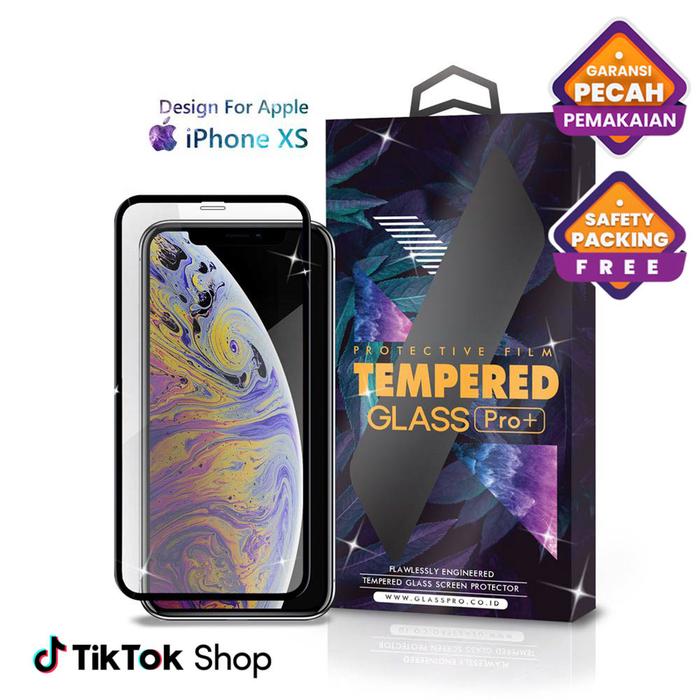 Screen Protector Toughest Iphone Xs Case Promo Tempered Glass For