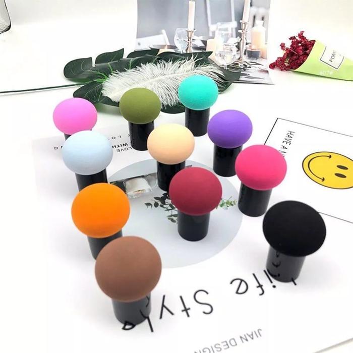 Gambar Sponge Blend Tangkai Spon Jamur Beauty Blender Sponge dari newlashnewhair tangerang undefined Tokopedia