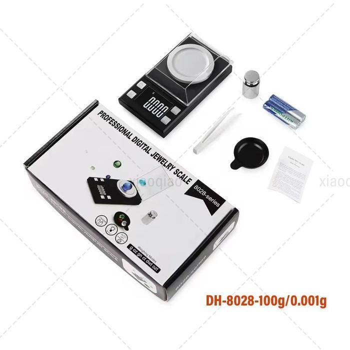 Gambar Timbangan elektronik presisi tinggi 0,001g 100g Timbangan Emas Mini Pocket Scale Perhiasan Berlia - DH-8028-100g/0.001g dari Synmore Kitchen Official Store Kab. Tangerang Tokopedia