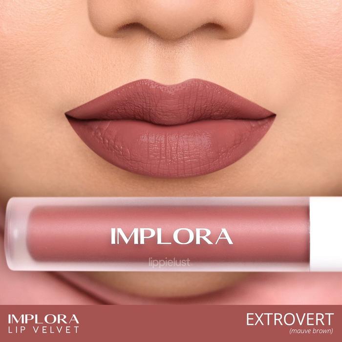 Gambar Implora Lip Velvet Original - Extrovert dari Eazy Mart undefined Tokopedia