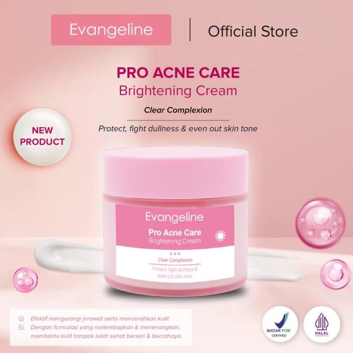 Gambar Evangeline Cream Series 50GR - Active Lift Revitalizing Moisturizer Pro Acne Care Brightening Pelembab Wajah Moisturizing Mencerahkan Pencerah - BRIGHTENING dari TOKO DUNIA KECANTIKAN undefined Tokopedia