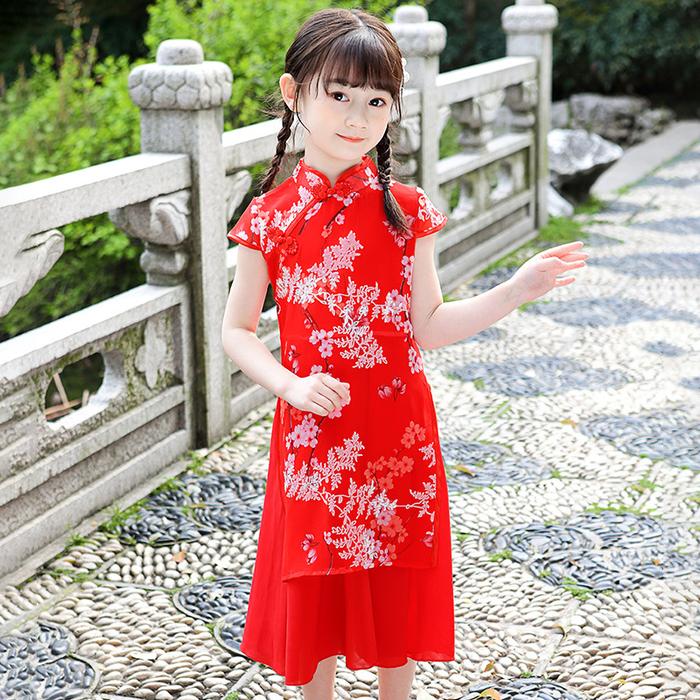 Gambar FAIRYLAND 024EA XLP Dress Cheongsam Anak Qipao Sincia Imlek Chinese New Year Baju Sangjit Anak - RED, 110 dari fairylandcrb undefined Tokopedia