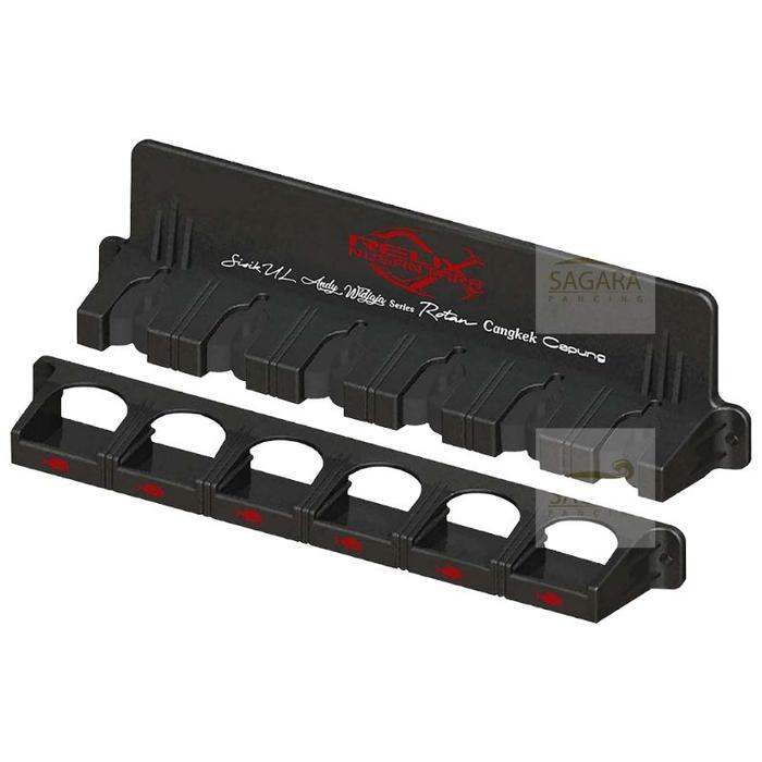 Gambar Rod Rack atau Tempat Joran Pancing Relix Nusantara - Hitam dari UmpanKU undefined Tokopedia