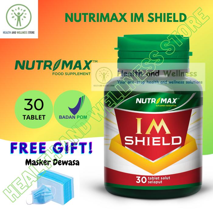 Gambar NUTRIMAX IM SHIELD 30 TABLET SALUT SELAPUT SUPLEMENTASI - 30 Tablet dari Health and Wellness ID Kota Administrasi Jakarta Utara Tokopedia