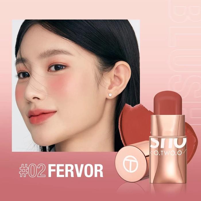 Gambar O.TWO.O Otwoo Makeup Blush Stick Hydrating Gloss Lip & Cheek - #02 Fervor dari Primrose Beauty Shop undefined Tokopedia