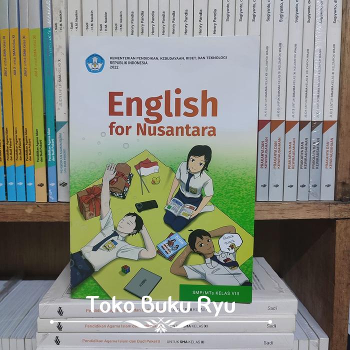 Gambar Buku English For Nusantara Kelas 8/2 SMP Kurikulum Merdeka Kemendikbud dari ToKo Buku Ryu undefined Tokopedia