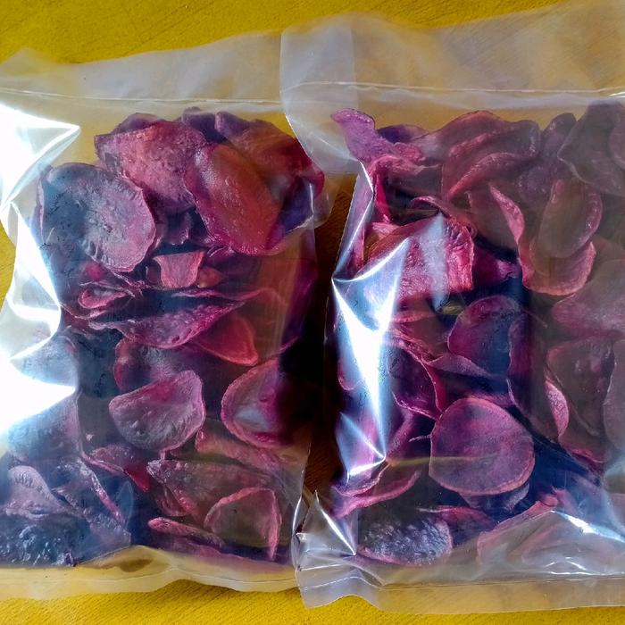 Gambar PROMO Keripik Ubi Ungu / Keripik Mantang 200g - Makanan Ringan Kripik khas lampung dari KERIPIK PISANG ANEKA RASA LAMPUNG undefined Tokopedia